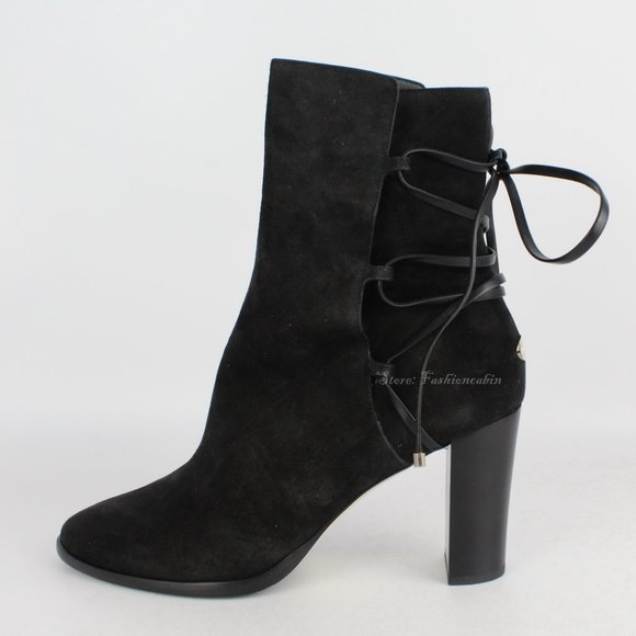 NEW JIMMY CHOO Hampton 80 Suede Ankle Boots - Picture 6 of 16